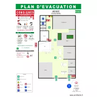 Plan d'évacuation Air Shot