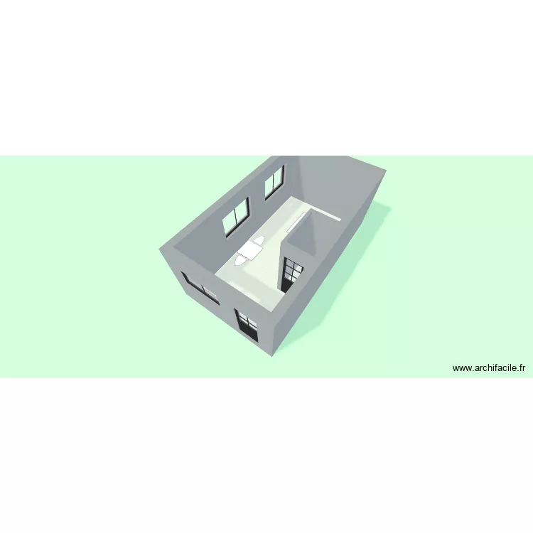 abis v1. Plan de 2  et 18 m²