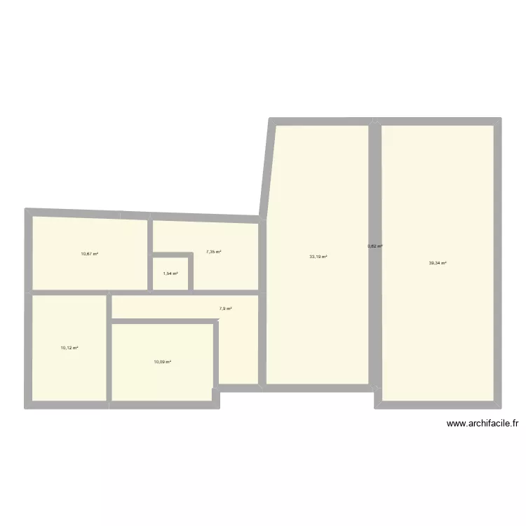 Plan 2. Plan de 9  et 121 m²