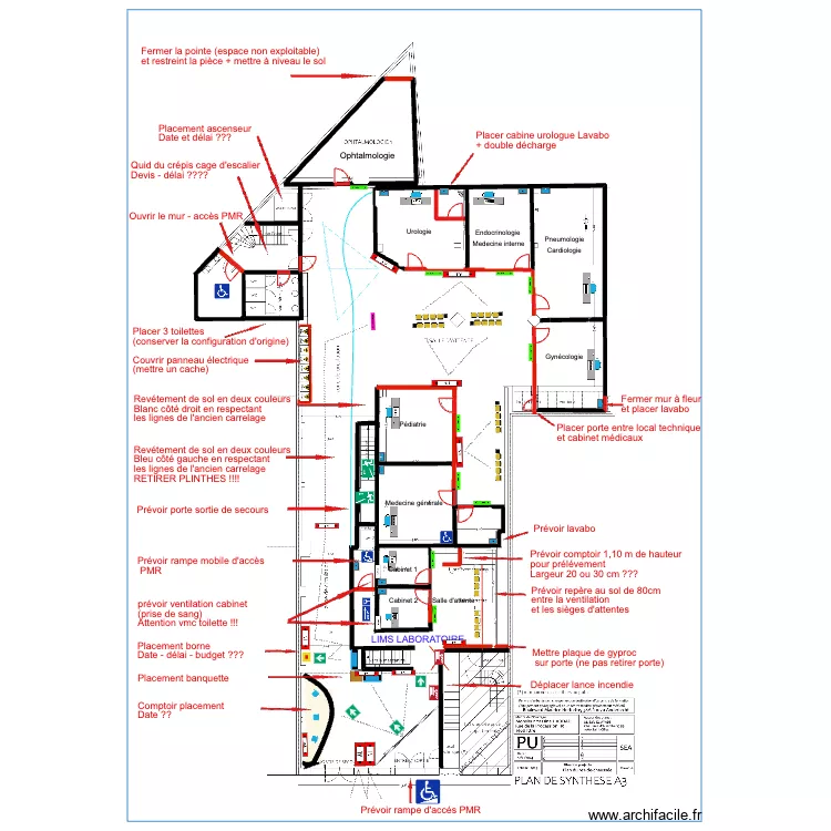 The Clinic - Rez-de-chauss&eacute; - 25/02/2024 -A.A. Plan de 