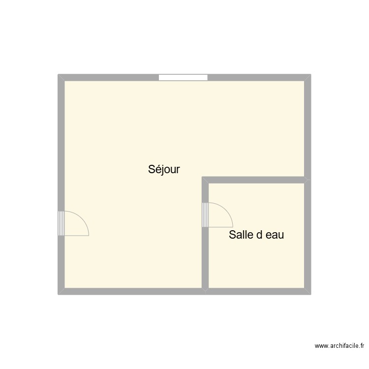2506 RIBETTE. Plan de 2 pièces et 13 m2