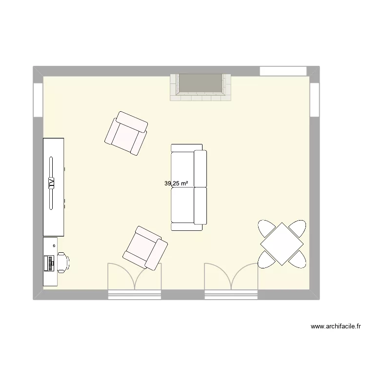 st maxime salon. Plan de 1 et 39 m² st maxime salon. Plan de 1 et 39 m²