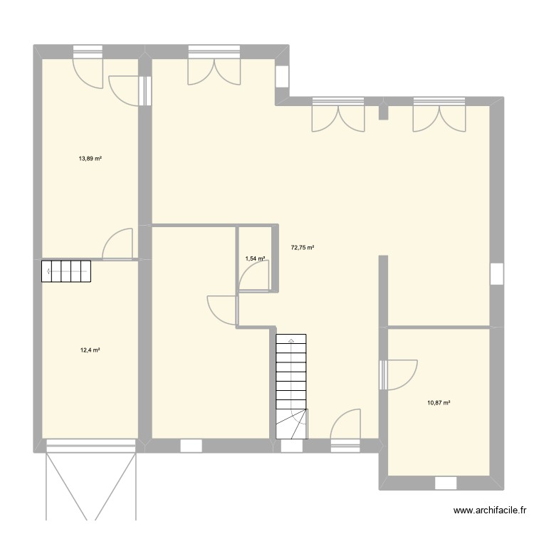 MAISON RDC RETOUCHE. Plan de 0 pièce et 0 m2