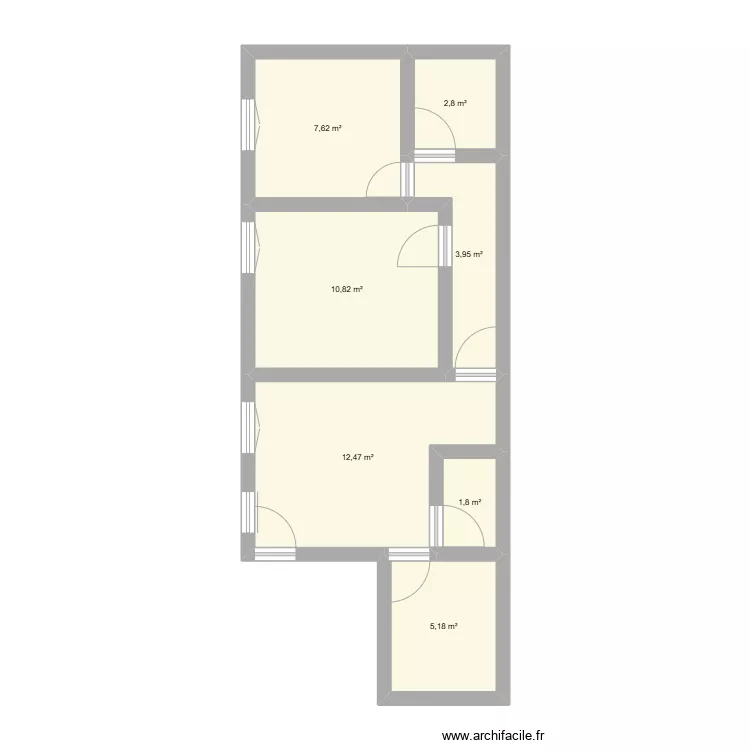 APPART BOUCHERIE. Plan de 