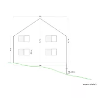 Plan structure terrasse vue sud