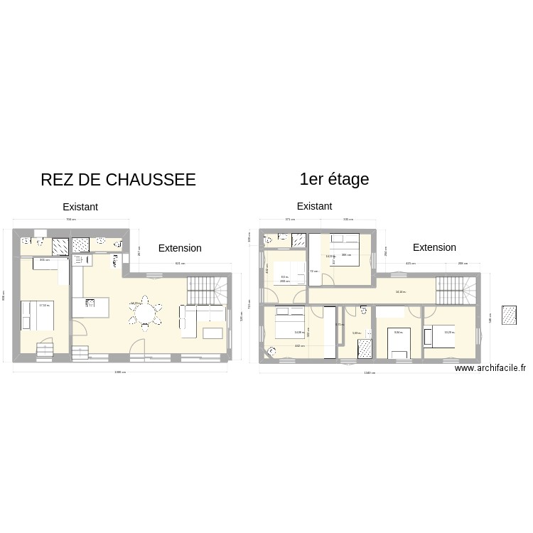 Extension avec cave mixte sans cave. Plan de 0 pièce et 0 m2