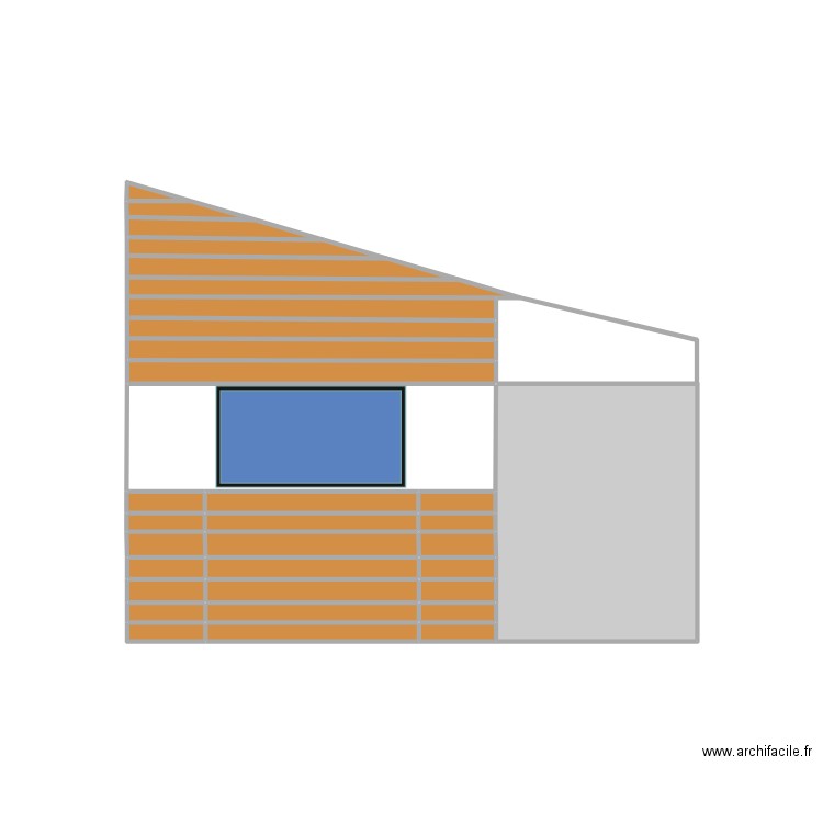 caisson salon. Plan de 27 pièces et 12 m2