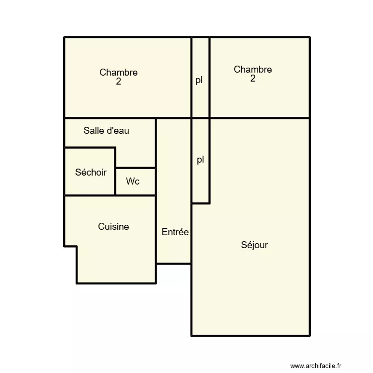 QUIMPER SALAUN R LEON. Plan de 
