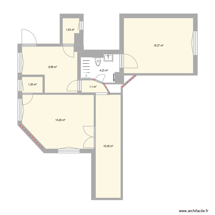 plan actuel 13 fev 2026 V4. Plan de 0 pièce et 0 m2