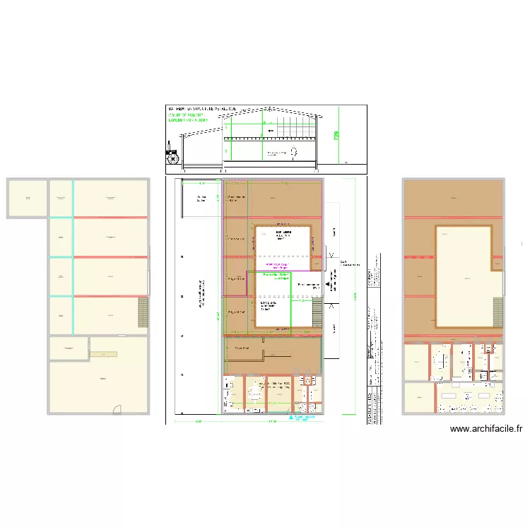 La grange. Plan de 