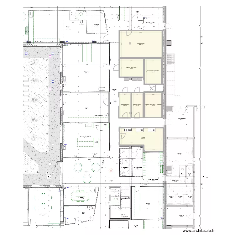 Plan corné 2. Plan de 12 et 113 m² Plan corné 2. Plan de 12 et 113 m²