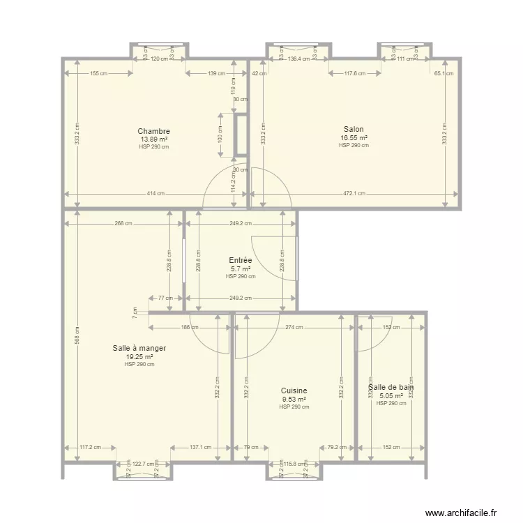 FONCIA BEAUPUY. Plan de 