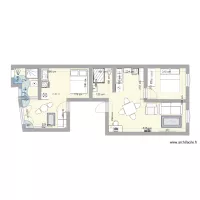 Plan T3 &agrave; diviser - Projection