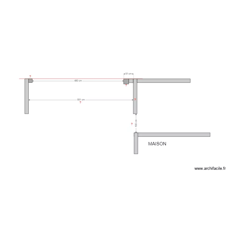 BEVE (mur portail). Plan de 