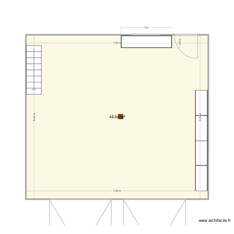 plan garage. Plan de 0 pièce et 0 m2