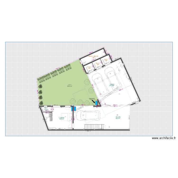 Aliamus RDC. Plan de 0 pièce et 0 m2