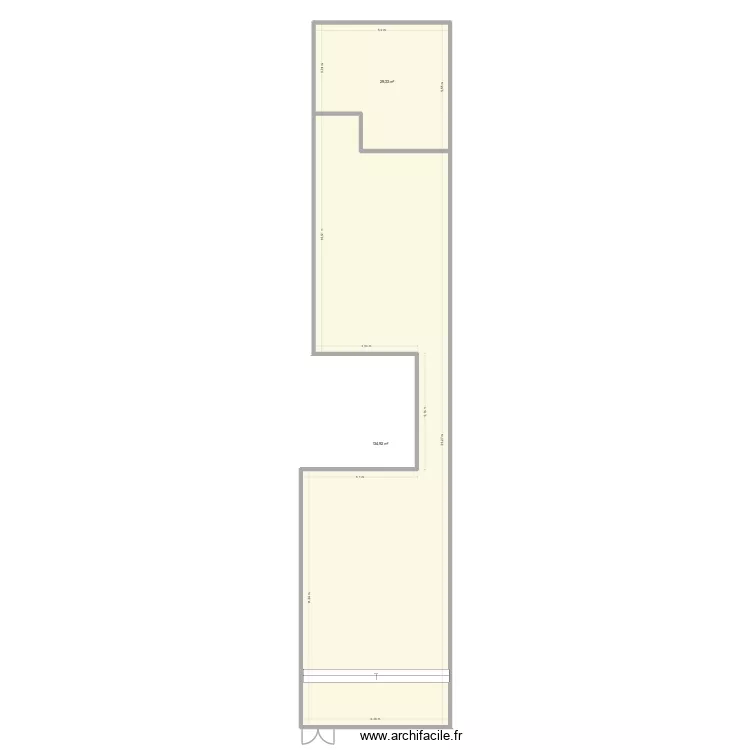 DORANGE - LAMBERT // Place du Cygne. Plan de 2 et 164 m² DORANGE - LAMBERT // Place du Cygne. Plan de 2 et 164 m²