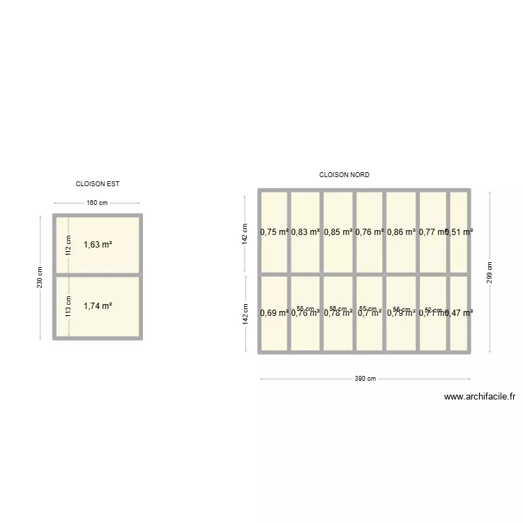 GARAGE POYARTIN. Plan de 