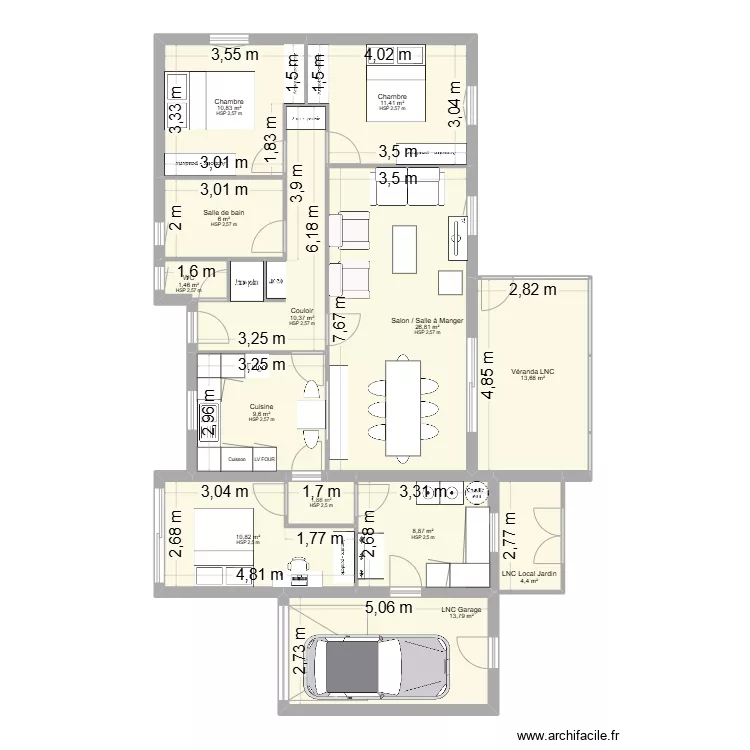 MAGNOUAC/FRATTER PROJET 2. Plan de 