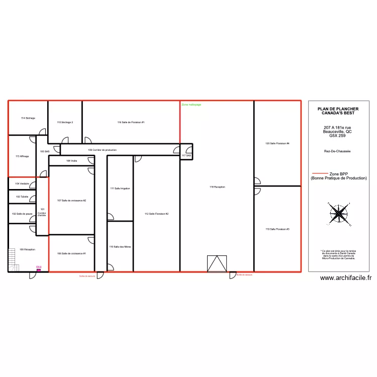 Alarm Keypad. Plan de 