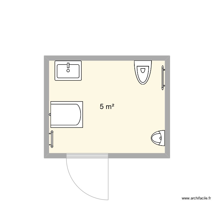 WC Roma. Plan de 0 pièce et 0 m2