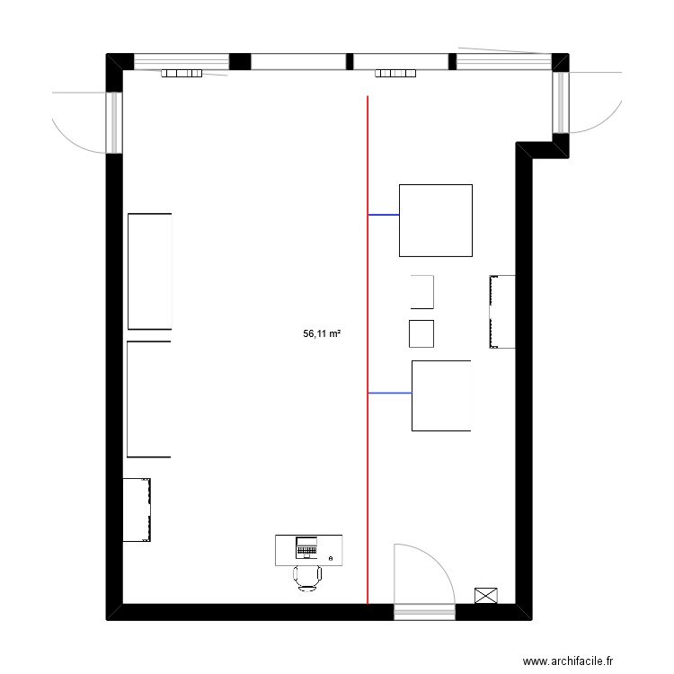 Salle sae 1.3. Plan de 0 pièce et 0 m2