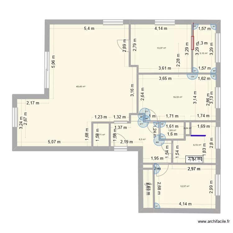 54 Maison 2030 Modifi&eacute; indice A. Plan de 11  et 118 m²