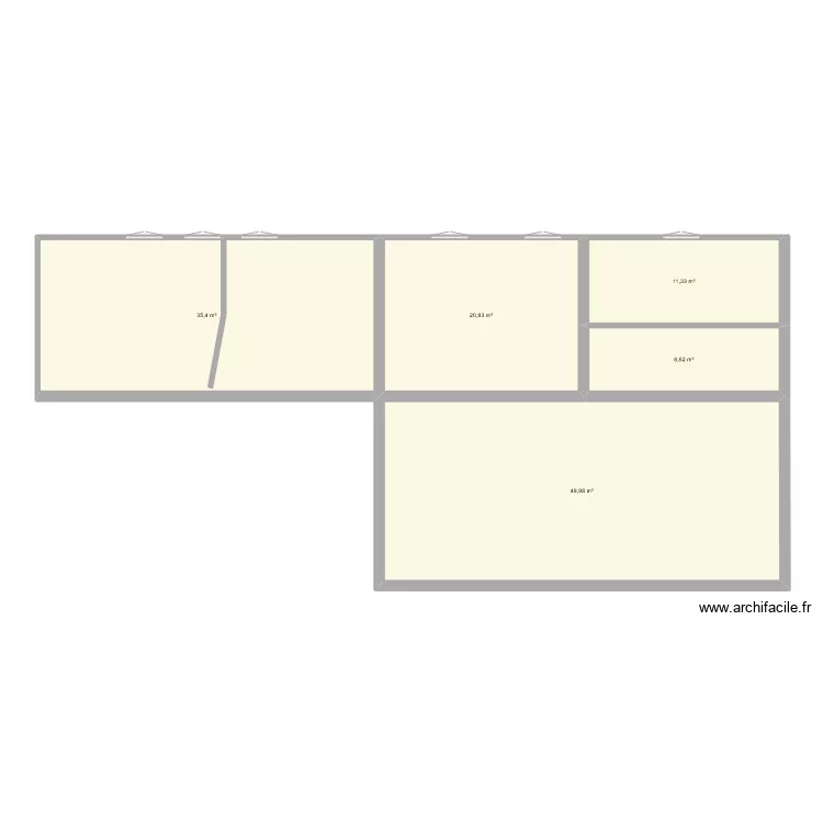 PROJET BUREAU AVEC DIMENSION. Plan de 