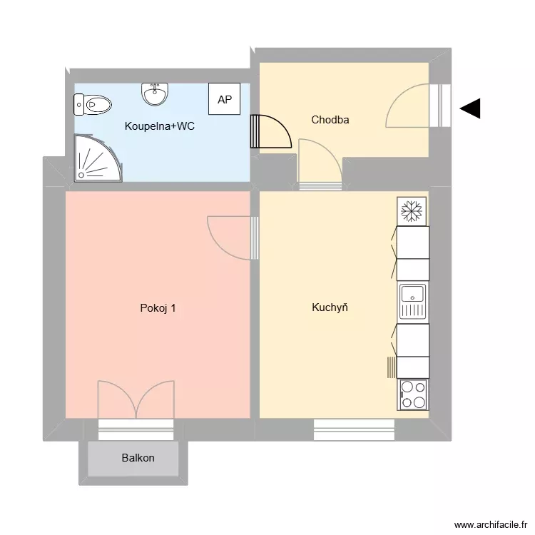17.listopadu 595 byt 7 OV. Plan de 12 Pièces et 163 m² 17.listopadu 595 byt 7 OV. Plan de 12 Pièces et 163 m²