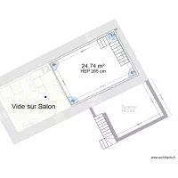 Plan masse Projet terrasse couverte