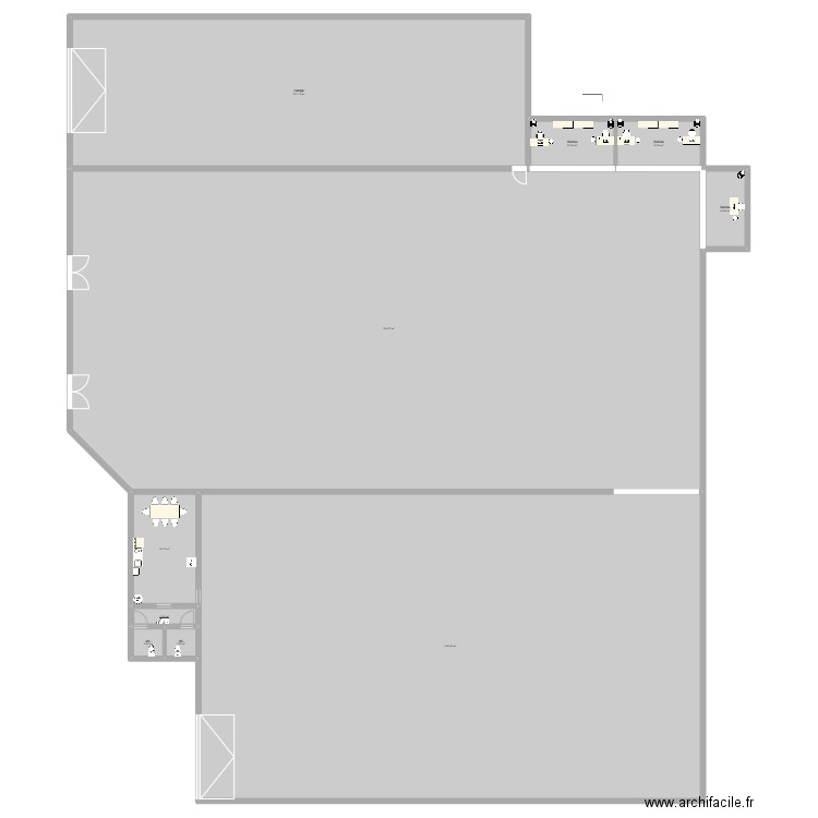 magasin. Plan de 0 pièce et 0 m2