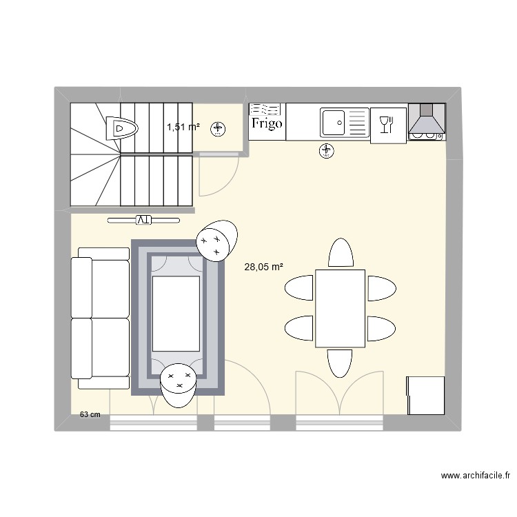 Rot version 14 decembre v8. Plan de 7 pièces et 69 m2