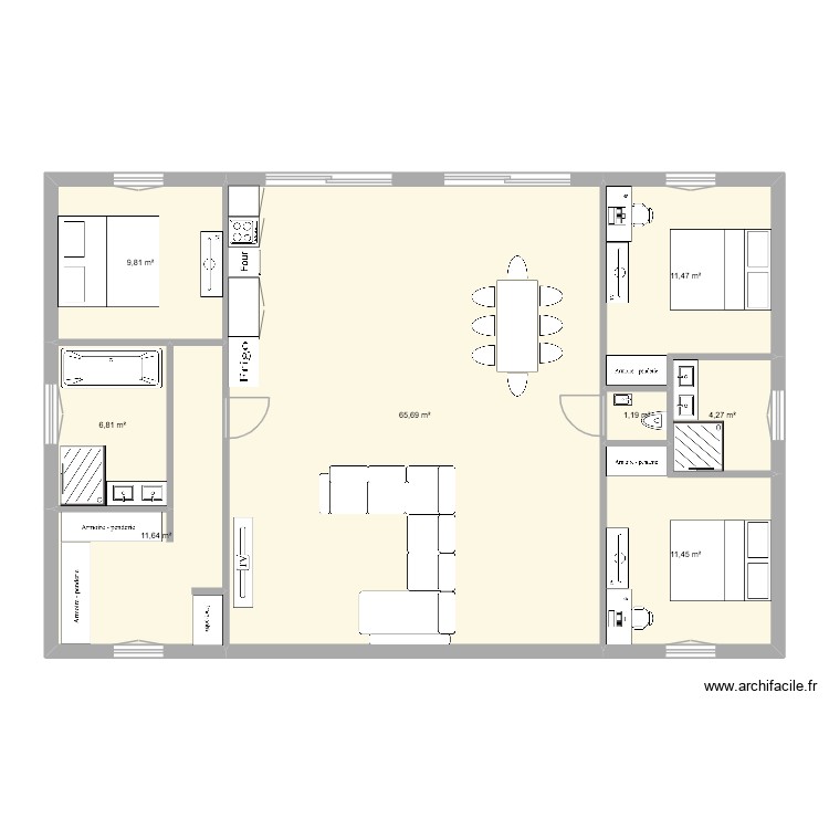 maison c. Plan de 0 pièce et 0 m2