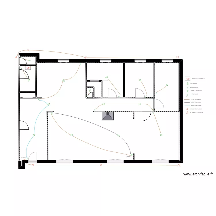 JACQUET ECLAIRAGE. Plan de 