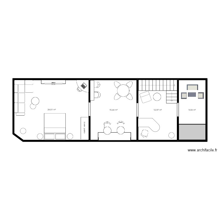 L'hôtel Corner. Plan de 0 pièce et 0 m2