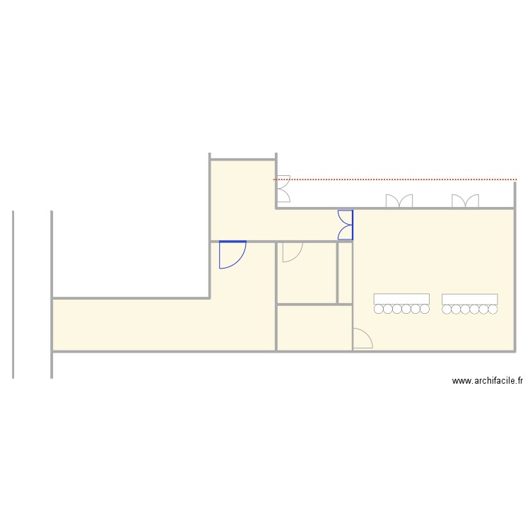 Salle de Rogéville 02. Plan de 6 pièces et 311 m2