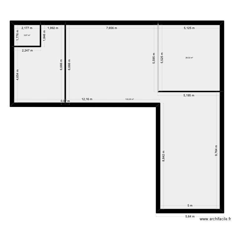 PLAN GARAGE++. Plan de 3 pièces et 154 m2