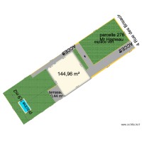 plan cadastre projet piscine Hameau3