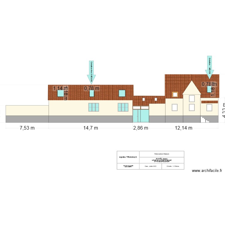 NOËL Jeremy Pignon Gauche FUTUR. Plan de 0 pièce et 0 m2