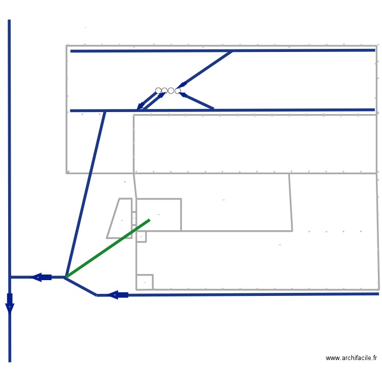 HALL HERSTAL Egouttage. Plan de 8 pièces et -471 m2