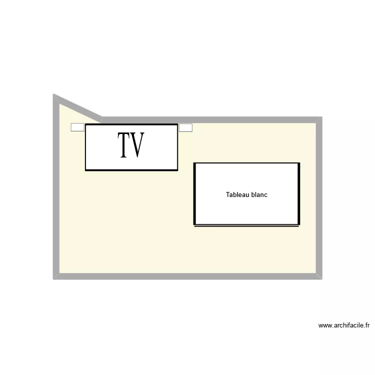 MUR A114. Plan de 1 Pièce et 13 m² MUR A114. Plan de 1 Pièce et 13 m²