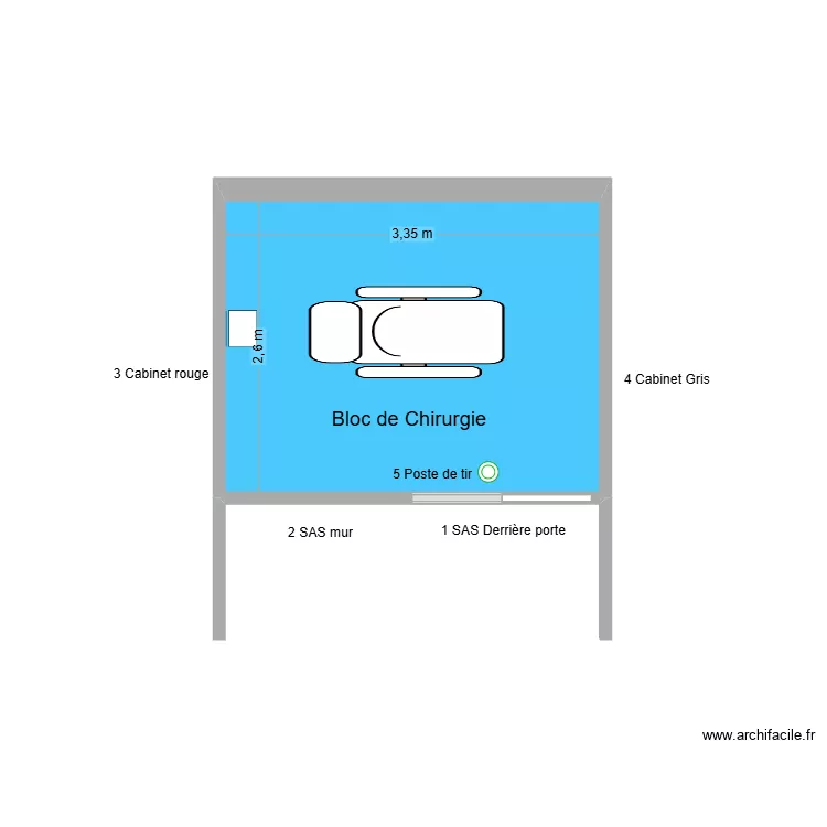 31203 Bloc Chirurgie. Plan de 