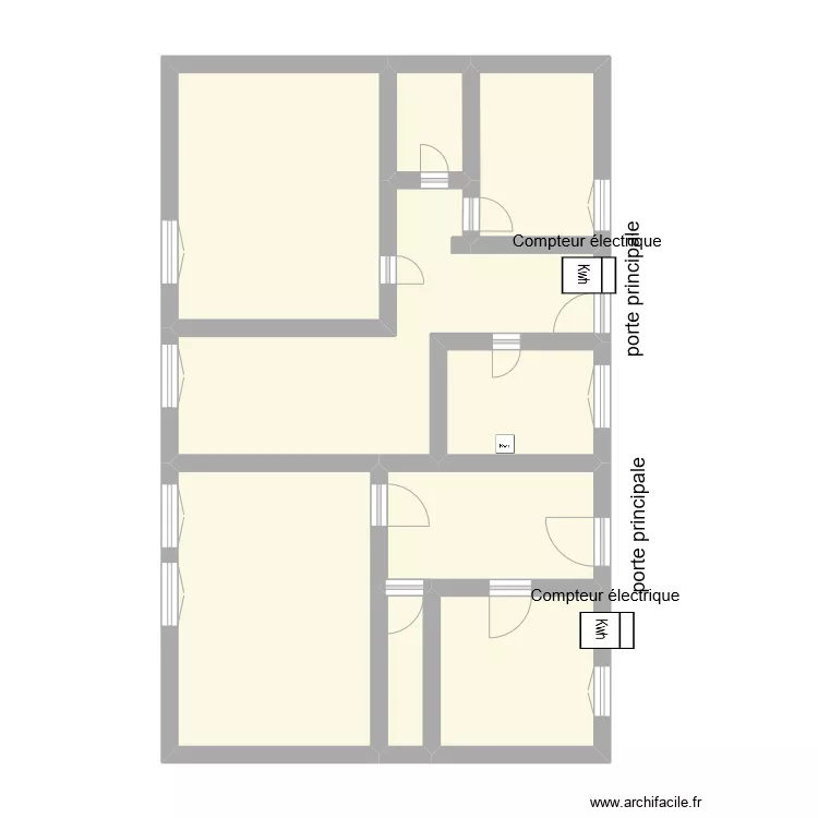 Plan etage 1 ELEC. Plan de 