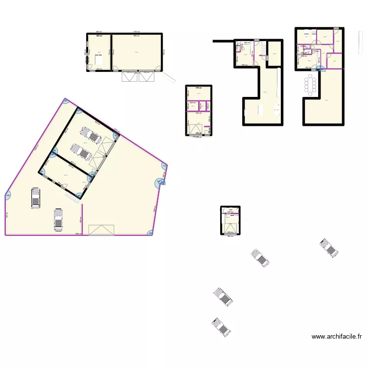 maison. Plan de maison. Plan de