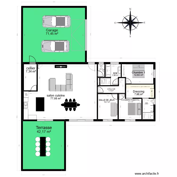 PROJET CHEMIN DES COMBE 2. Plan de PROJET CHEMIN DES COMBE 2. Plan de