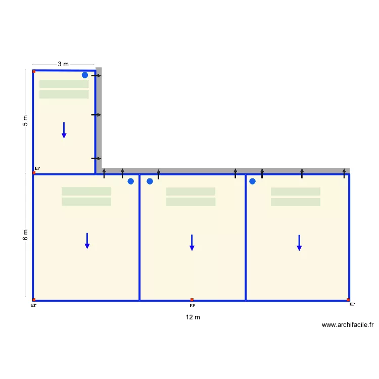 Oeiras. Plan de 4 pièces et 106 m²