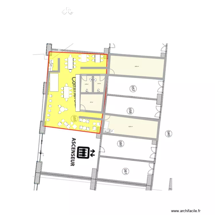 BXL1. Plan de 5 et 64 m² BXL1. Plan de 5 et 64 m²