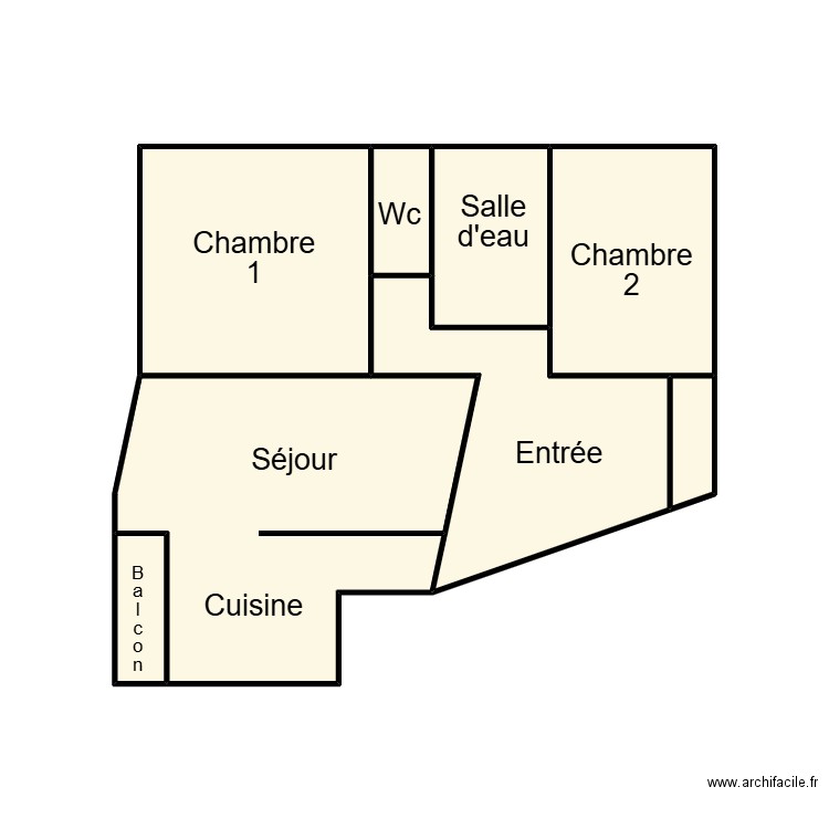 QUIMPER RICHARD MARIE. Plan de 0 pièce et 0 m2