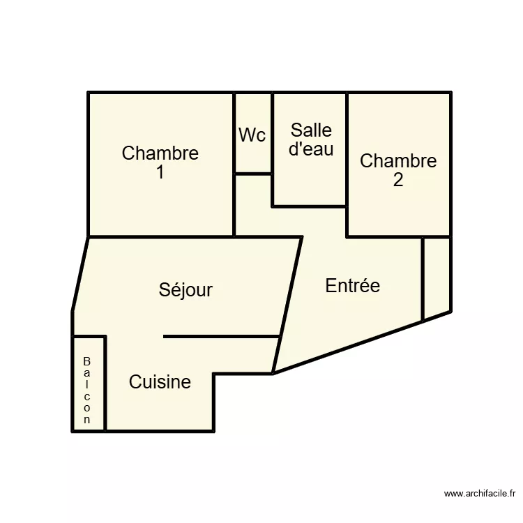 QUIMPER RICHARD MARIE. Plan de 
