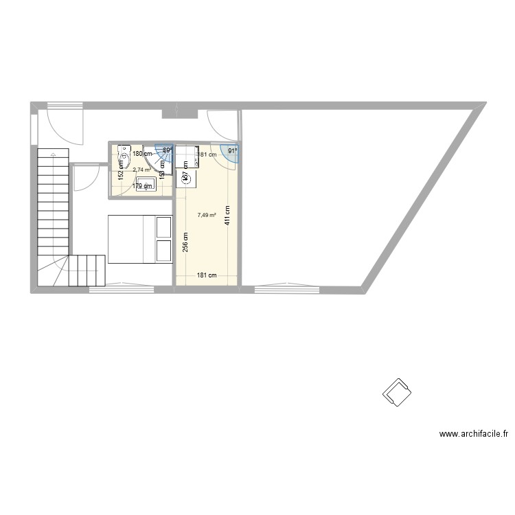 Rdc . Plan de 0 pièce et 0 m2
